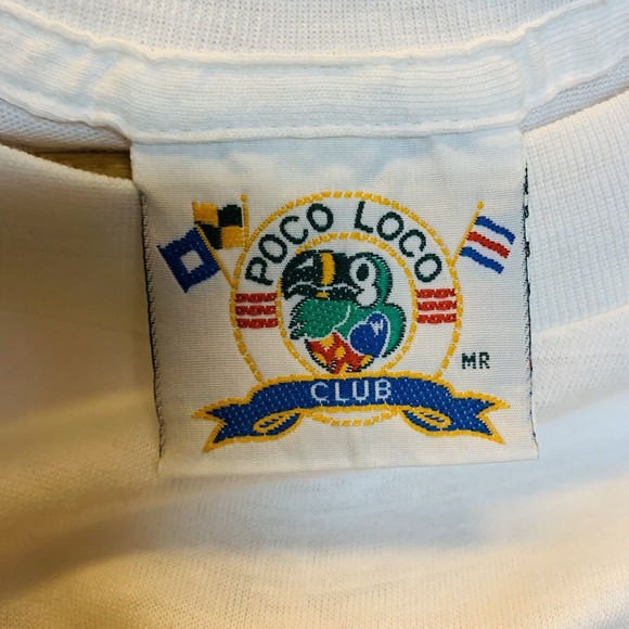 Vtg 80's Poco Loco Club Sam Scuba Mazatlan "I Love Going‎ Down" Graphic T Shirt - Picture 5 of 8